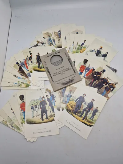 Samling af danske militære uniformer 1858