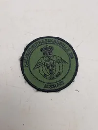 Samling militære stofmærker