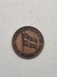 Original Illegal mønt WW2  Kaj Munk