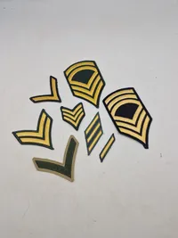 Samling US militære stofmærker