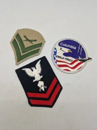 Samling US militære stofmærker
