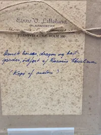 Originalt tryk med livgarden til hest, dragoner og Husarer