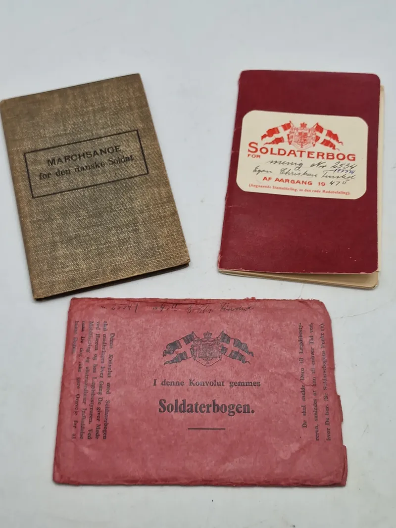 Original dansk soldater bog