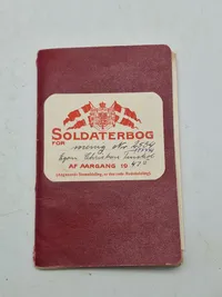 Original dansk soldater bog