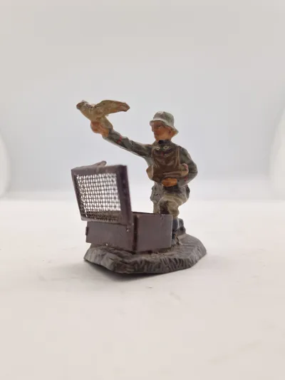 Original tysk linoliumsfigur - ww2
