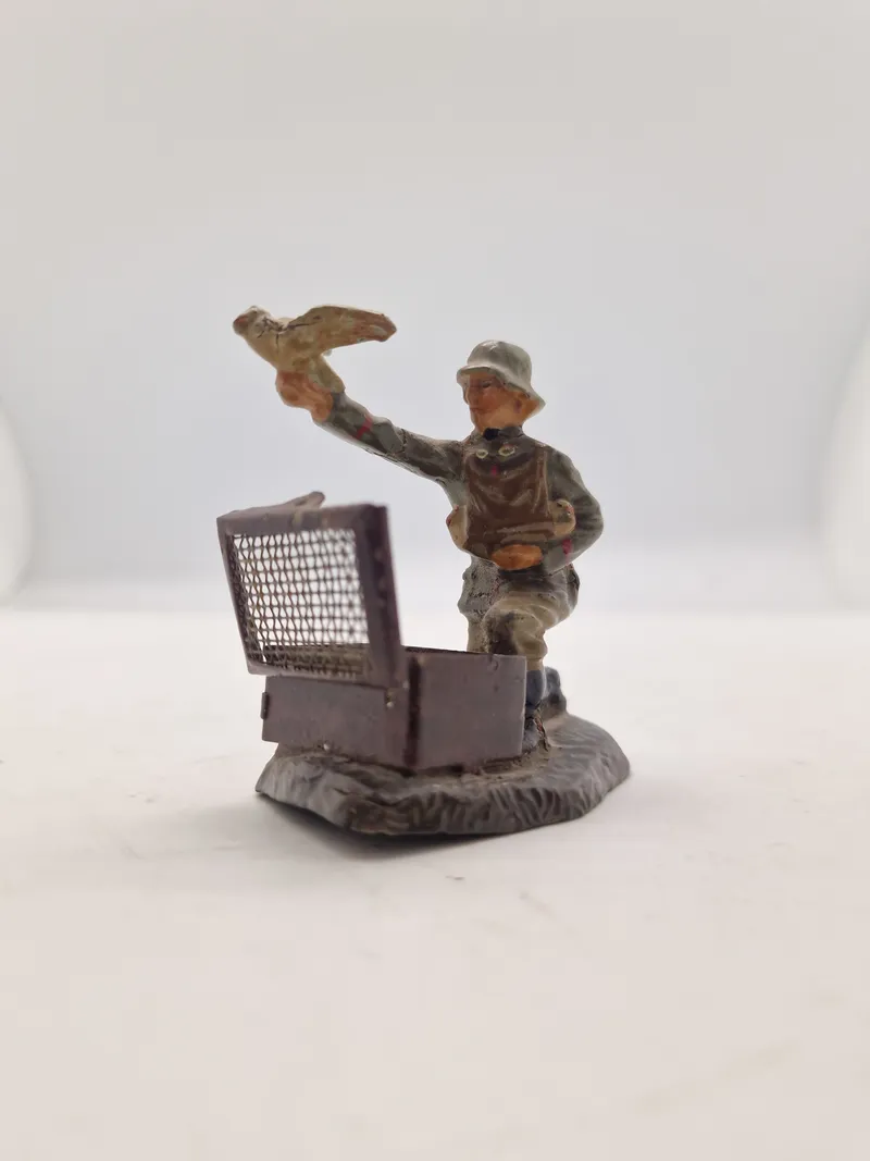 Original tysk linoliumsfigur - ww2