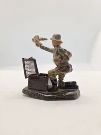 Original tysk linoliumsfigur - ww2