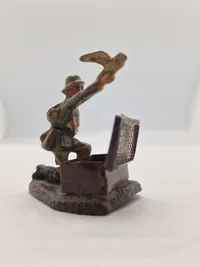 Original tysk linoliumsfigur - ww2