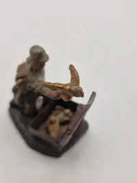 Original tysk linoliumsfigur - ww2