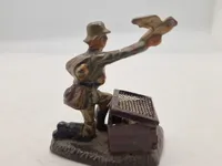 Original tysk linoliumsfigur - ww2