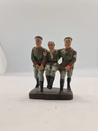 Original tysk linoliumsfigur - ww2
