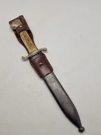 Original Svensk Udgangsbajonet / Permissionsbajonet bla. brugt af Brigaden i Sverige WW2
