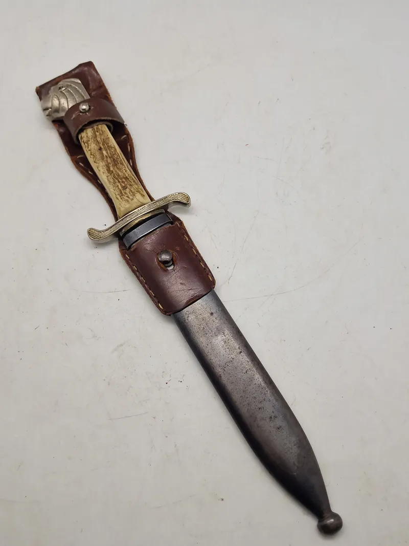 Original Svensk Udgangsbajonet / Permissionsbajonet bla. brugt af Brigaden i Sverige WW2