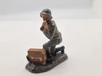 Original tysk linoliumsfigur - ww2