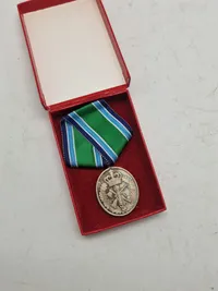 Original HJV medalje for 25 års tjeneste - sterlingsølv