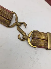 Originalt Dansk militært sabel gehæng