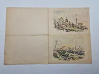 Originale tysk ww2 papirer - bl.a. ubrugte papirer til feldpost