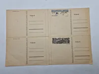 Originale tysk ww2 papirer - bl.a. ubrugte papirer til feldpost