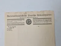 Originale tysk ww2 papirer - bl.a. ubrugte papirer til feldpost
