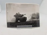 Samling originale presse fotos, Dansk officer testkøre Centurion kampvogne i England 1950 erne