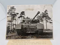 Samling originale presse fotos, Dansk officer testkøre Centurion kampvogne i England 1950 erne