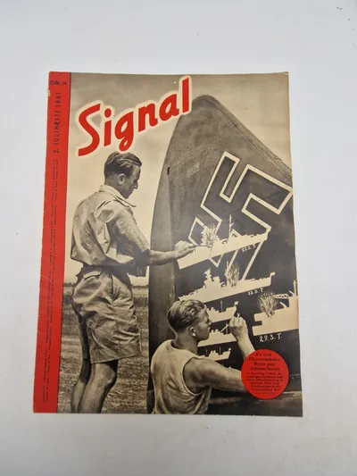 Originalt eks. af signal - ww2 bla. med Danske SS frivilige