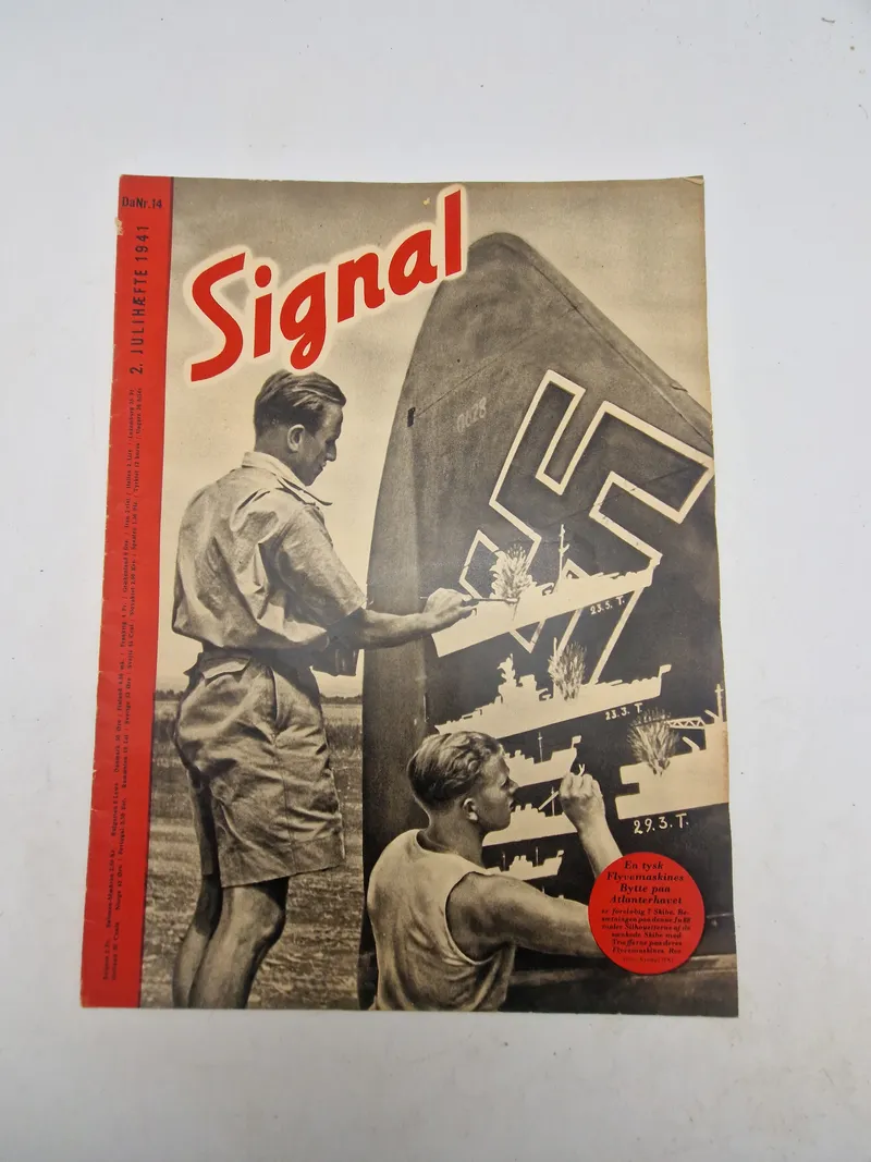 Originalt eks. af signal - ww2 bla. med Danske SS frivilige