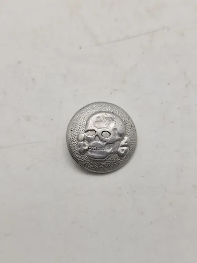 Original Waffen-SS Cap Death's Head Button