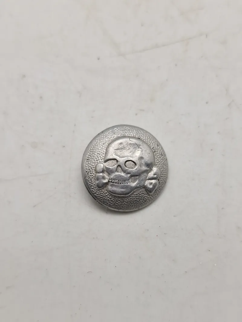 Original Waffen-SS Cap Death's Head Button