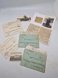 Samling original Kriegsmarine feldpost mm.