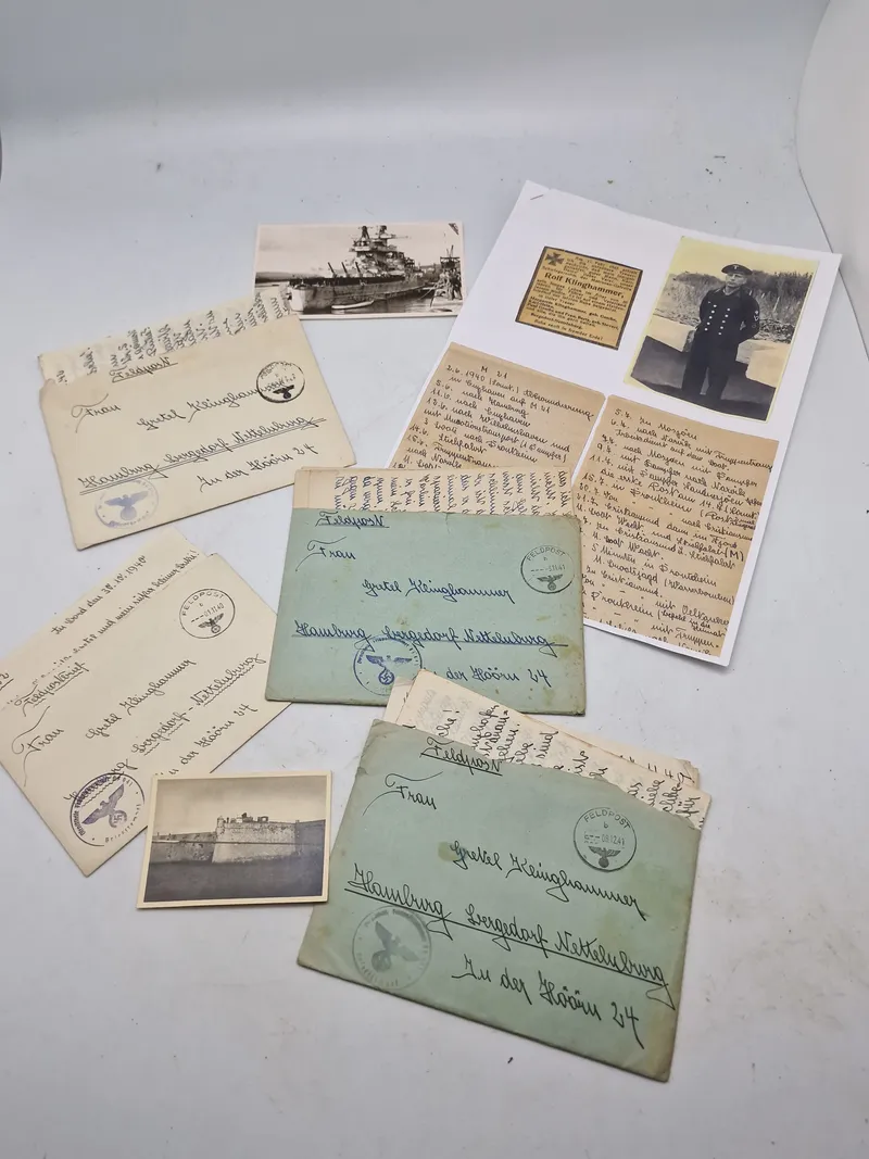 Samling original Kriegsmarine feldpost mm.