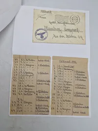 Samling original Kriegsmarine feldpost mm.