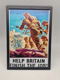 Indrammede Britiske WW2 plakater, optryk