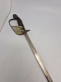 Original Tysk WW1 børne sabel, brugspræget