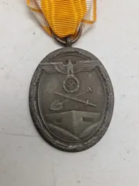 Original Tysk WW2  Schutzwallmedaljen (West Wall Medal)