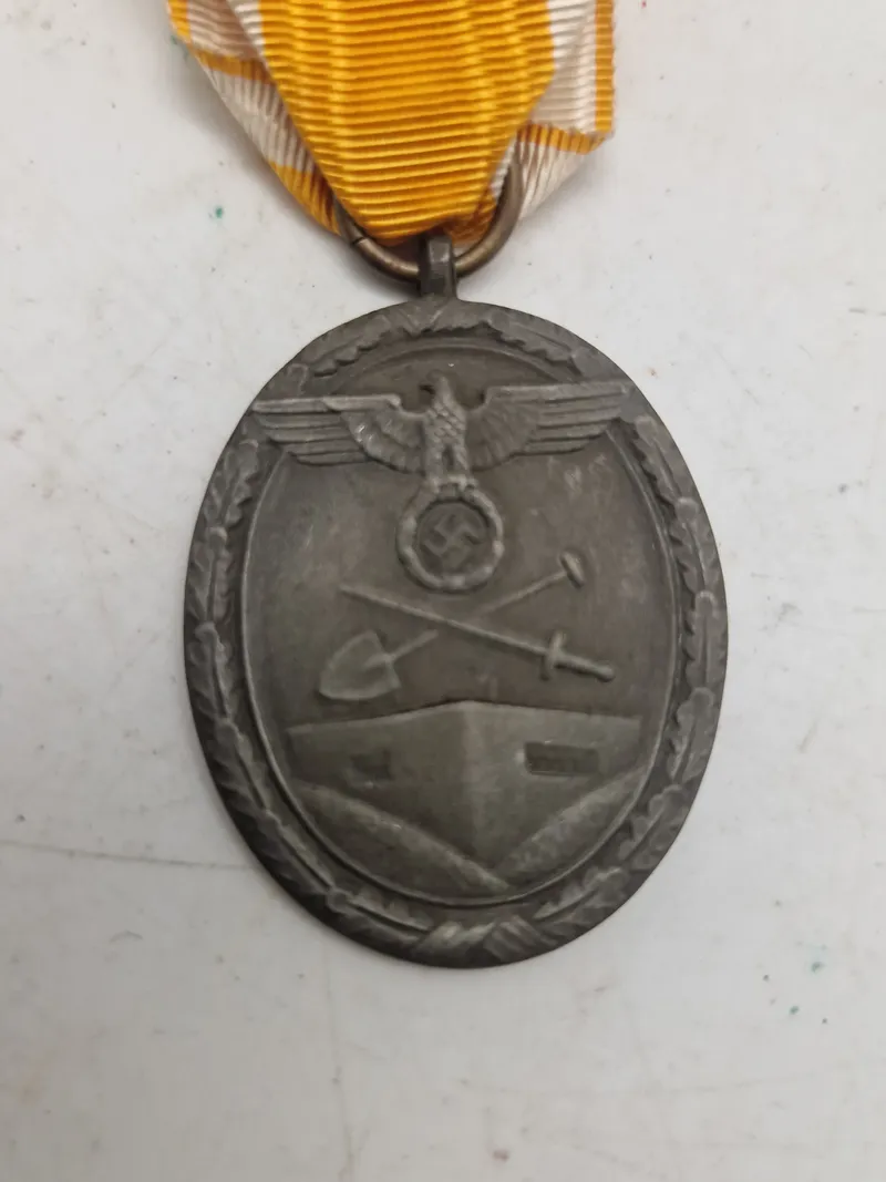 Original Tysk WW2  Schutzwallmedaljen (West Wall Medal)