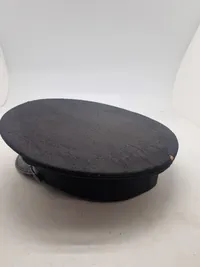 Original Dansk chauffør kasket, sort silke ca 1930