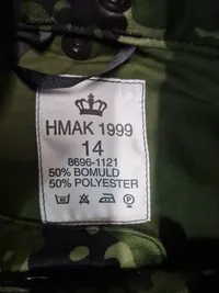 Original dansk uniform - M/84 sløring