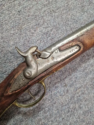 Original Dansk militær musket ombygget til jagt