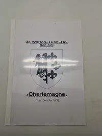 Sjældent hæfte om SS historie
