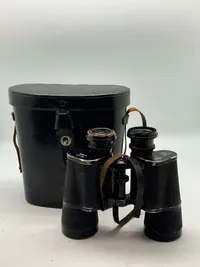 Cased Kriegsmarine 7X50 Carl Zeiss Binoculars