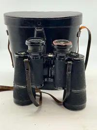 Cased Kriegsmarine 7X50 Carl Zeiss Binoculars