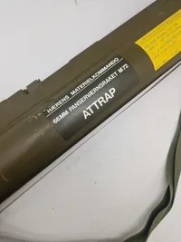 Original Panserværns raket, attrap