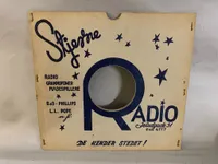 Originalt pladehylster fra den berømte Stjerne radio