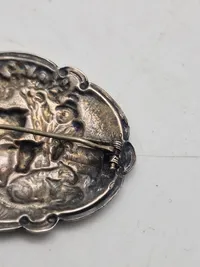 Broche - pletsølv