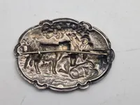 Broche - pletsølv