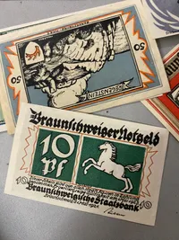 Originalt tysk Notgeld fra 1920’erne