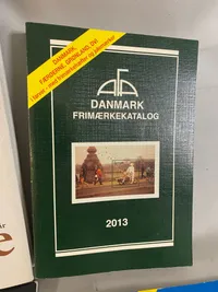 Lot frimærke bøger mm.
