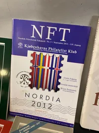 Lot frimærke bøger mm.