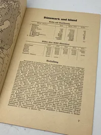 Originalt tysk ww2 hæfte hvor Danmark er nævnt i